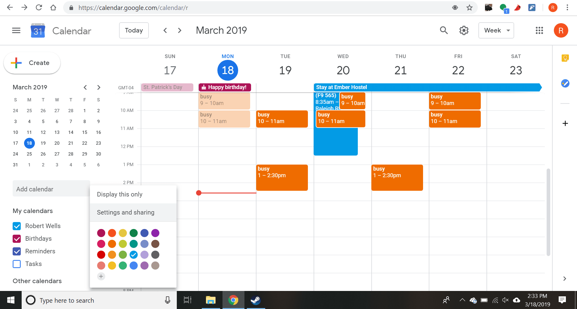 Choosing Google Calendar To Download Mac